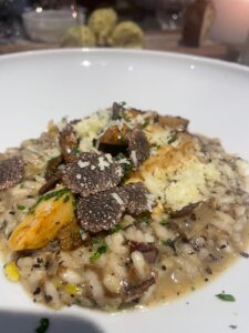 Risotto truffle and vines dinner hart and hunter terrigal wholefoods